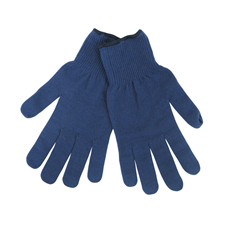 Moisture-Wicking Knit Glove Liner, Blue